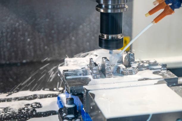 Machining a metal automotive component